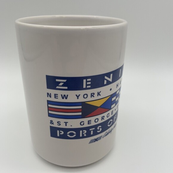 Celebity Cruises Zenith Ship Coffee Tea Mug Ports of Call New York Bermuda Vtg - Picture 10 of 12